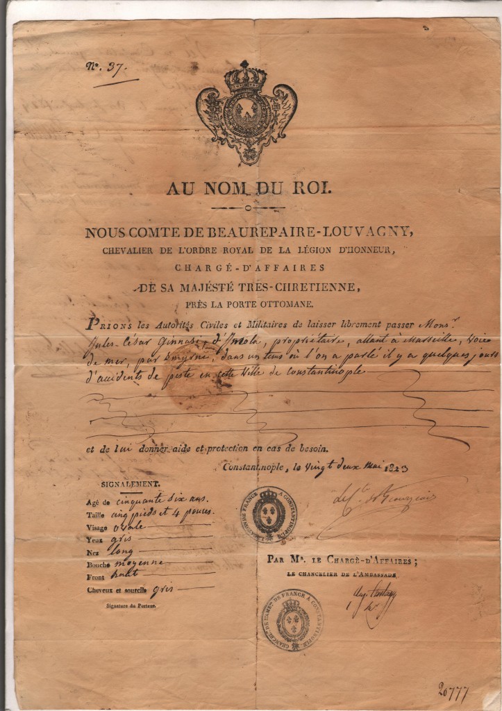 1813 Ril a Costantinopoli