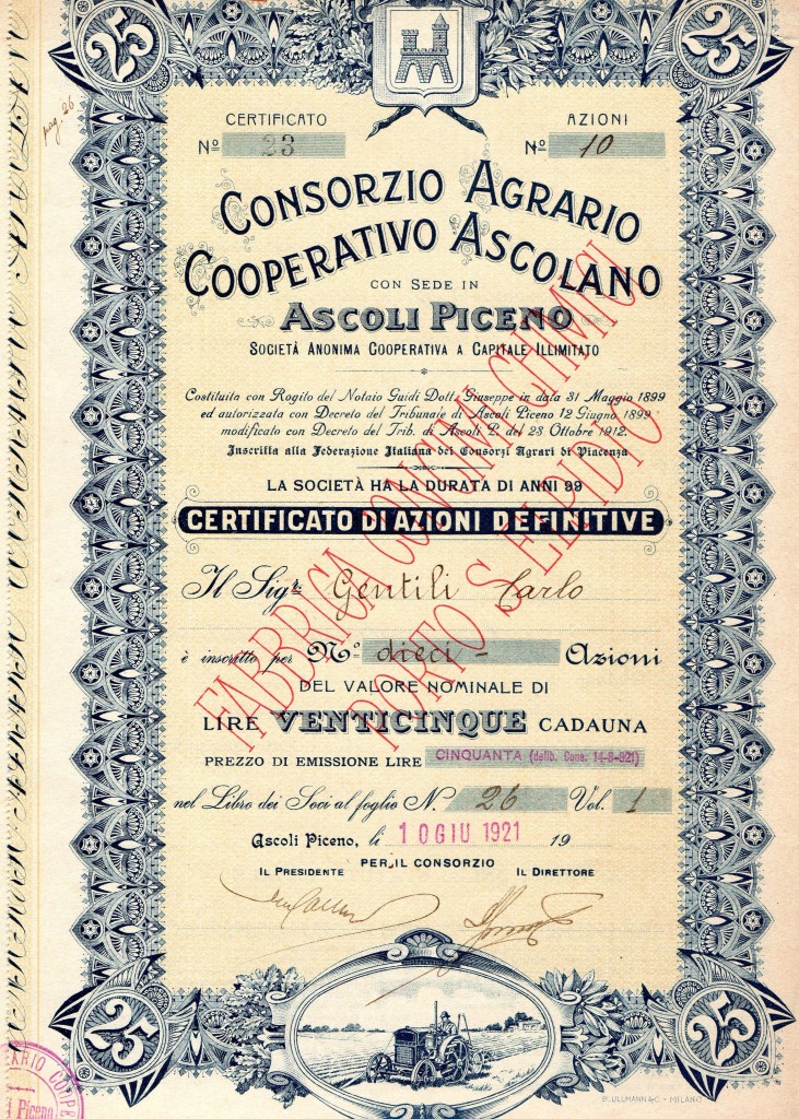 1921 Consorzio Agrario Cooperativo Ascolano(Fabbrica Concimi Chimici di Sant'Elpidio) Ascoli Piceno Tip B.Ullman e c.Milamo (2)