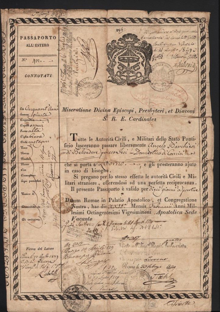 1829 Sede Vacante ( Papal State) Issued Rome